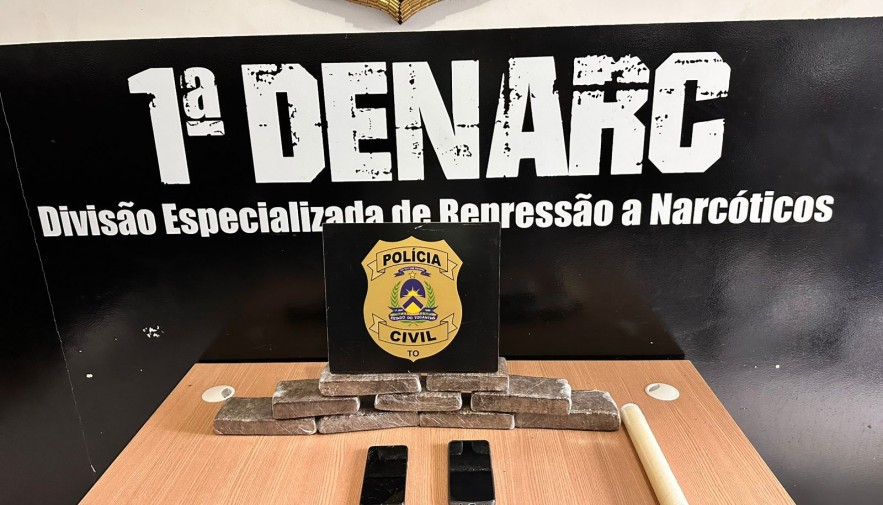 Dupla suspeita de tráfico é presa com 5 kg de maconha em Palmas