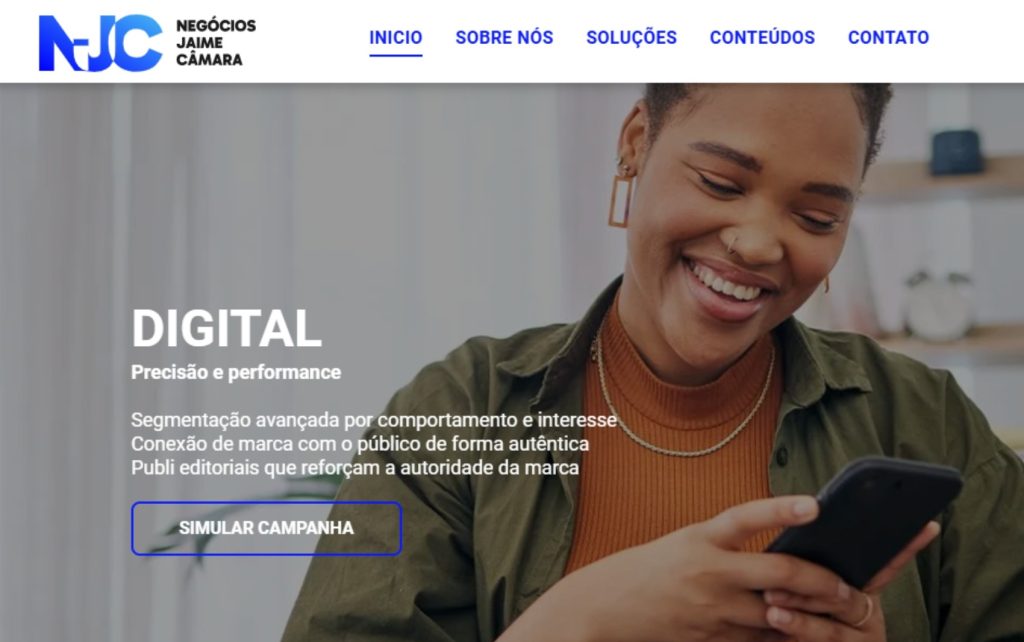 Portal de Negócios do Grupo Jaime Câmara vai facilitar anúncios de pequenas e médias empresas em rádio, TV, impresso e digital