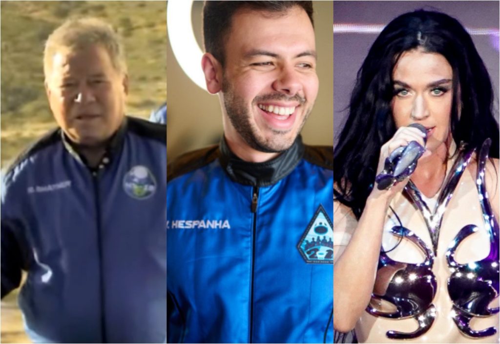 Após levar ‘Capitão Kirk’ e brasileiro ao espaço, Blue Origin aposta em missão feminina com Katy Perry