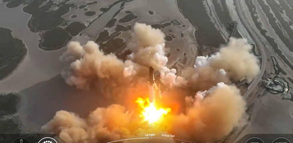 SpaceX reutiliza propulsor pela 1ª vez, mas Starship tem falha pela 3ª vez consecutiva