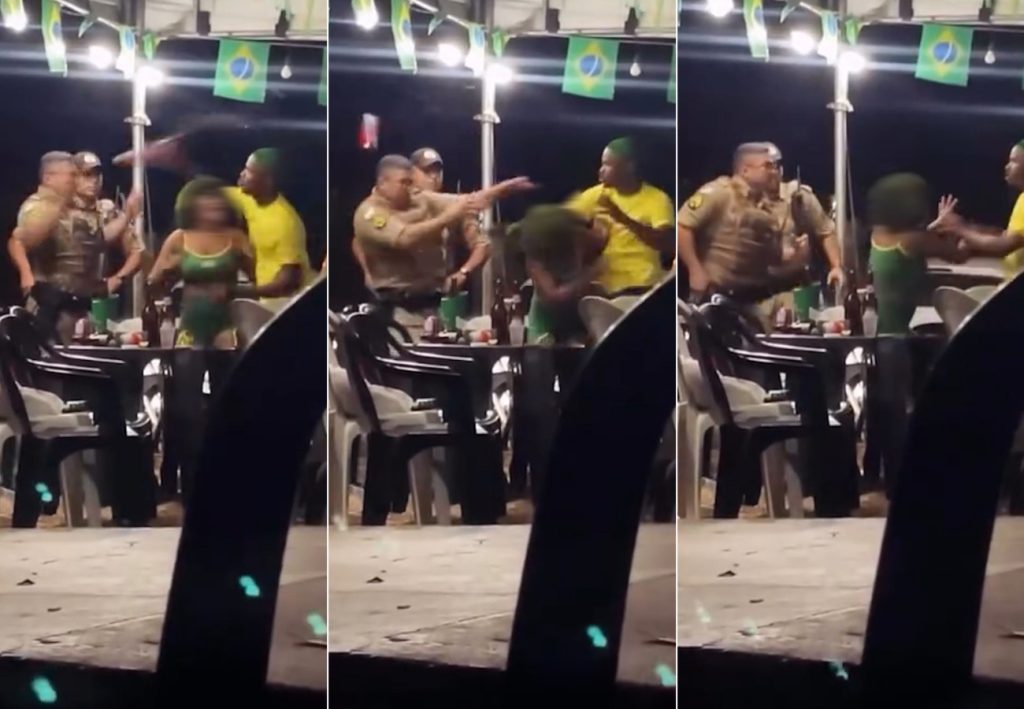 PM faz buscas por homem que arremessou lata de cerveja no rosto de policial em Palmas