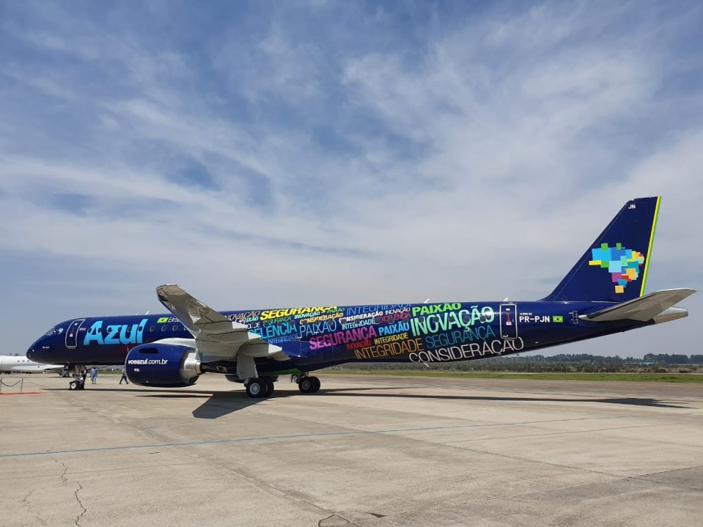 Falha em GPS usado por aviões da Embraer afeta voos da Azul