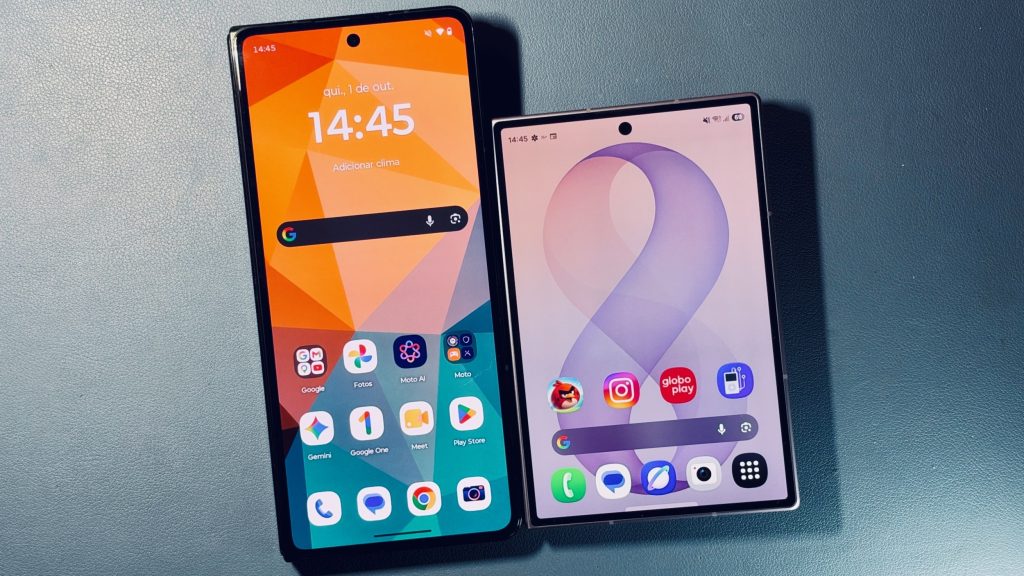 Veja o que só os celulares dobráveis conseguem fazer; g1 testou Moto Razr Fold e Galaxy Z Fold8